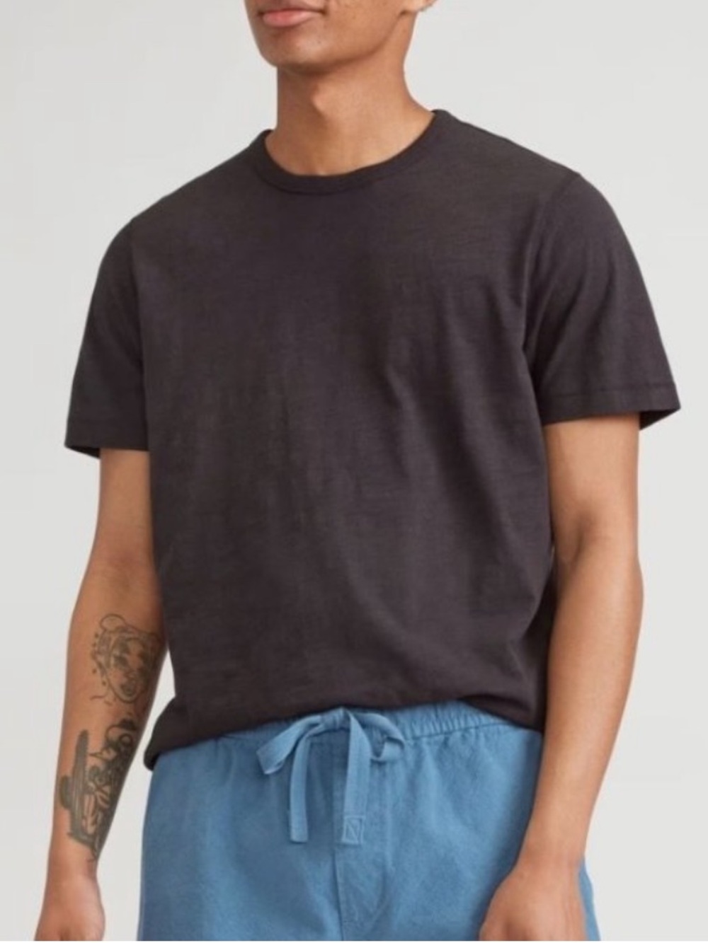 Everlane The Good Earth Cotton Slub Crew Short Sleeve Tee Size S